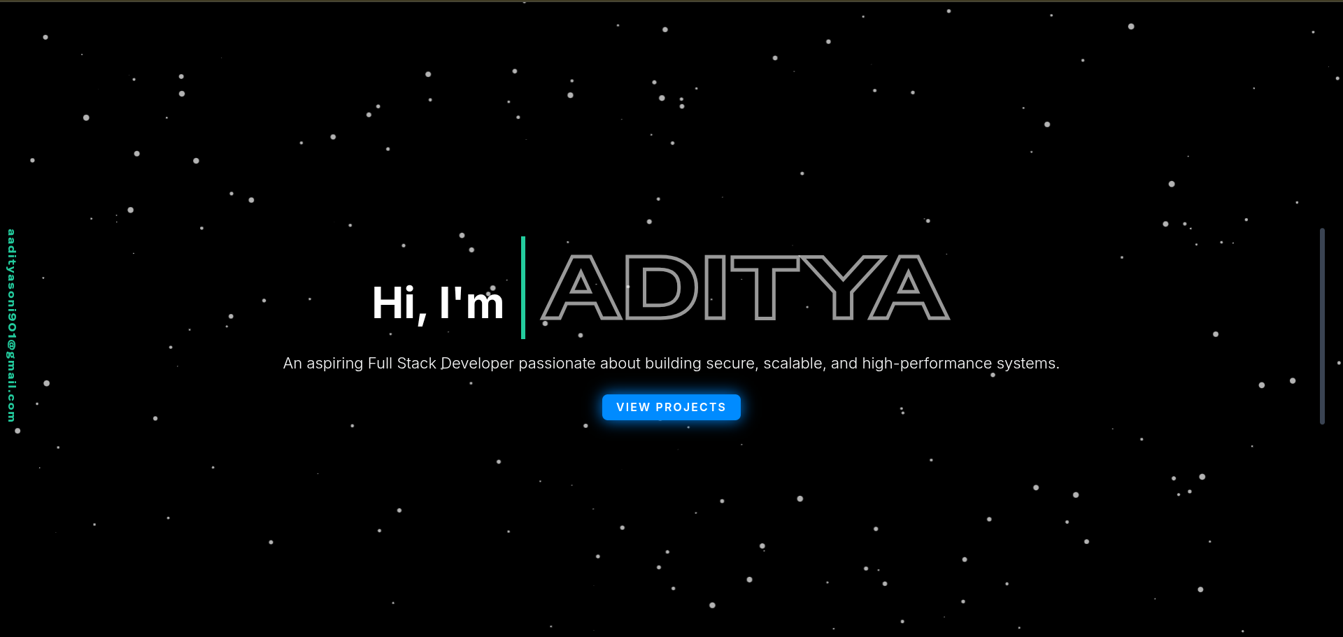 Portfolio Website Screenshot